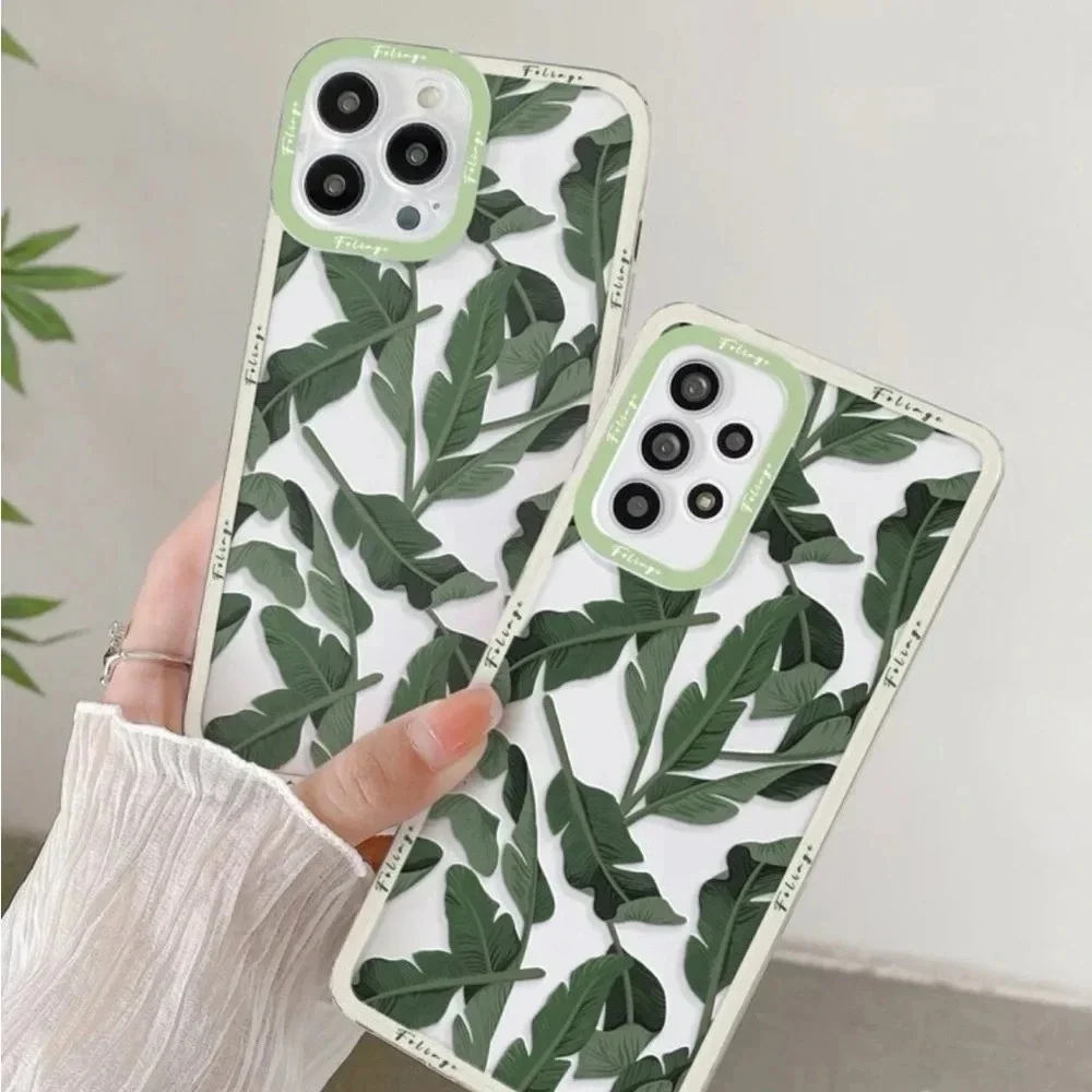 ⚠️Clearance iPhone 11 Pro Max Leaf Pattern Phone Case - Picture 2 of 4